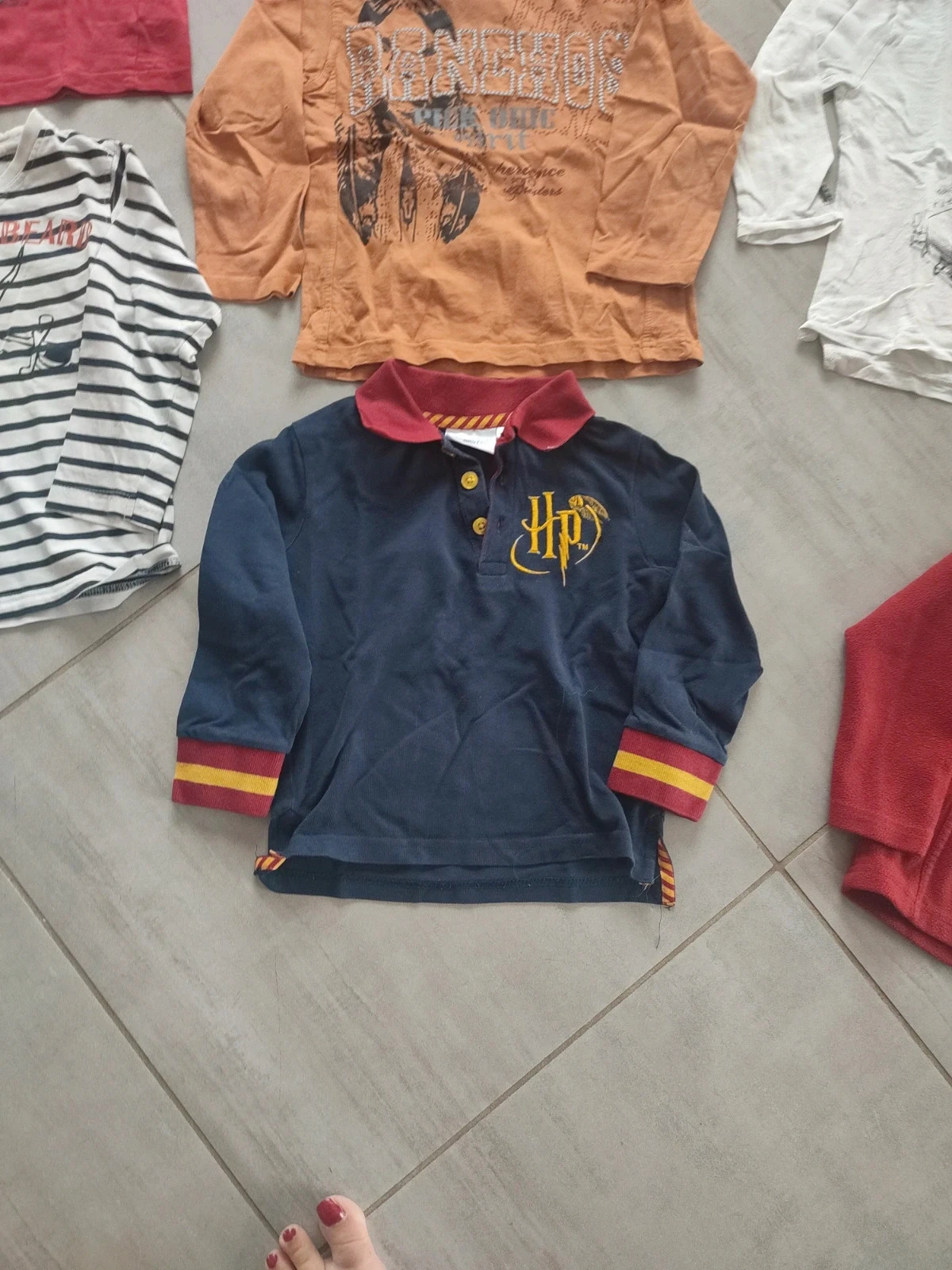 Lot of long-sleeve t-shirts for 4-year-old boys – photo 8